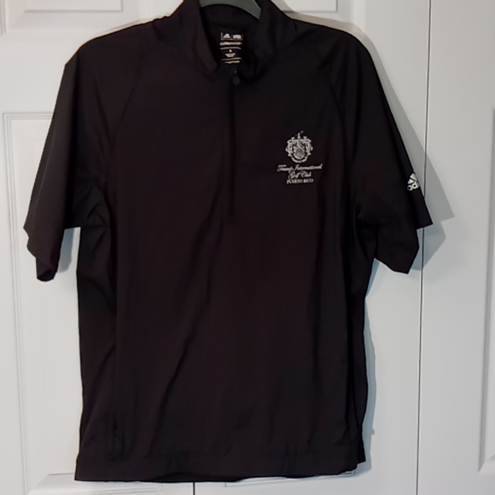 Adidas Men's Short Sleeve Windbreaker Size S Trump International